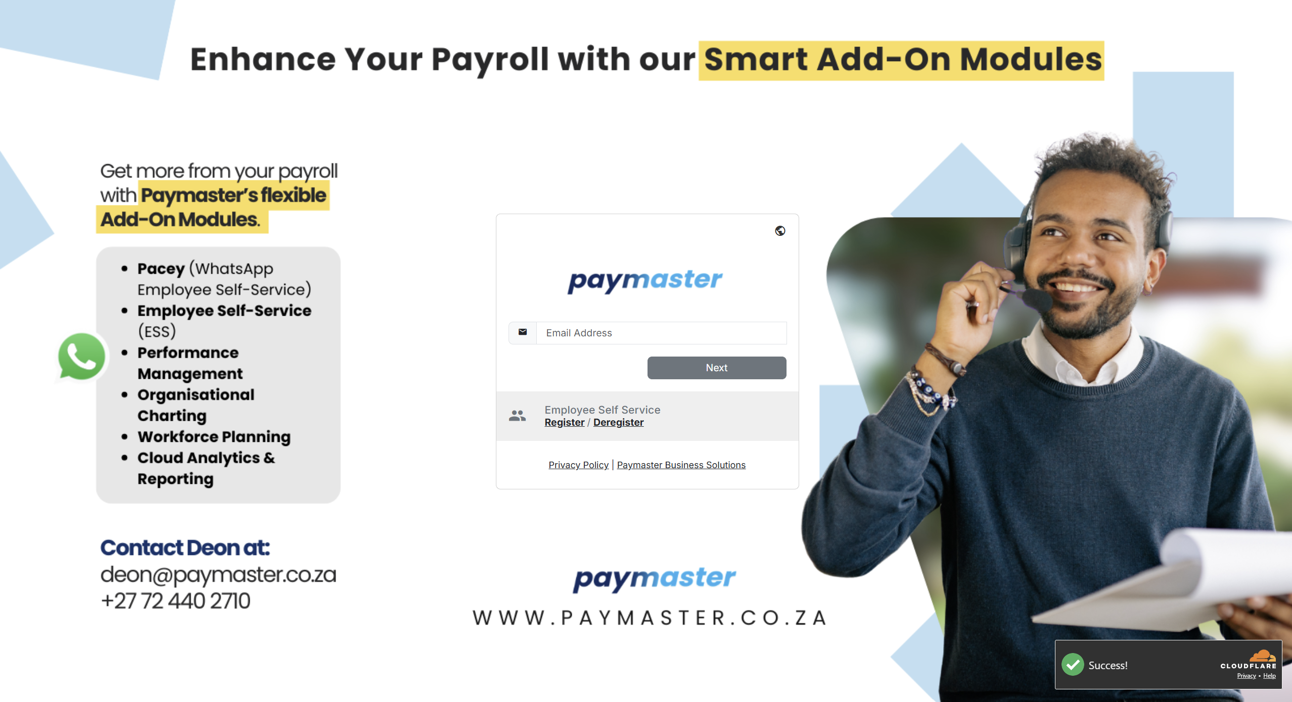 Paymaster screenshot 1