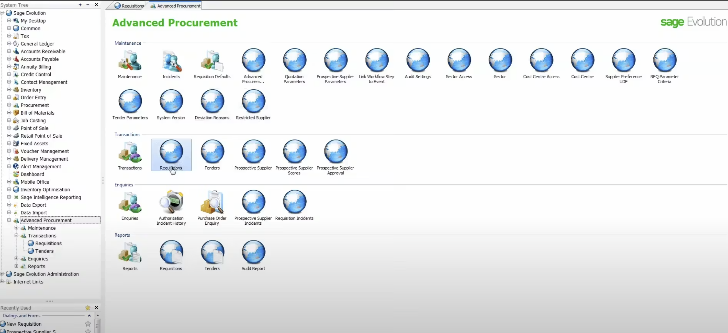 Sage 200 Evolution screenshot 2