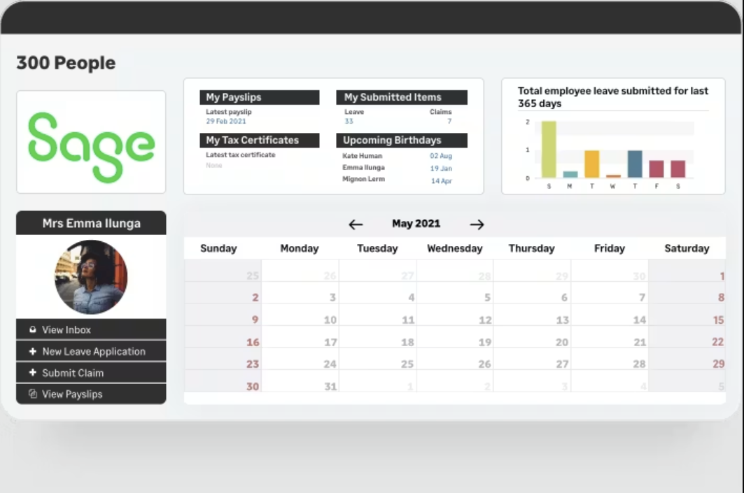 Sage 300 People screenshot 1