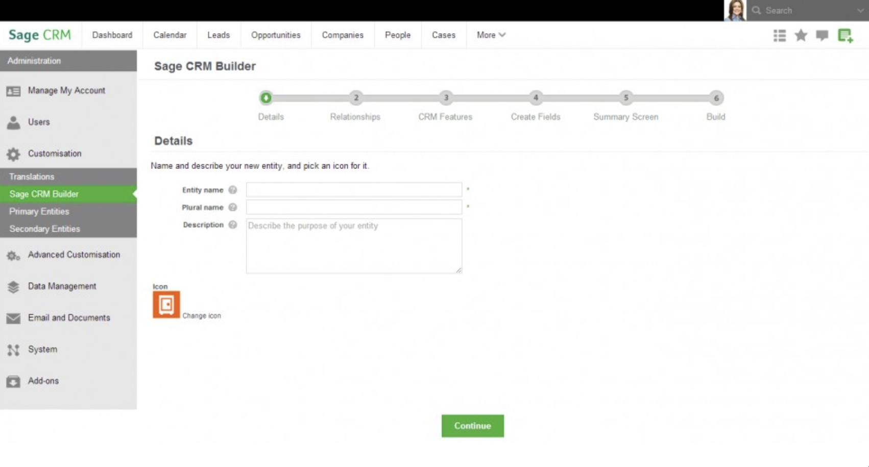 Sage CRM screenshot 2