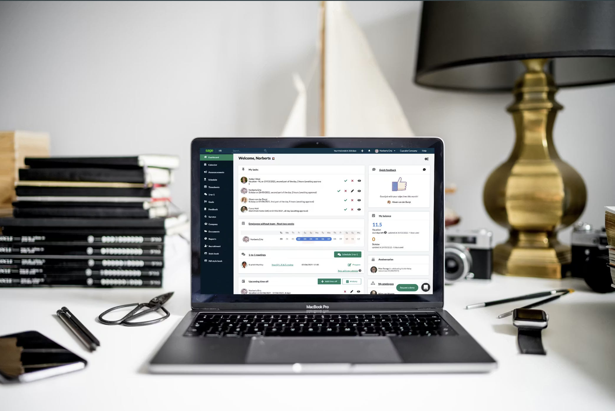 Sage HR screenshot 1