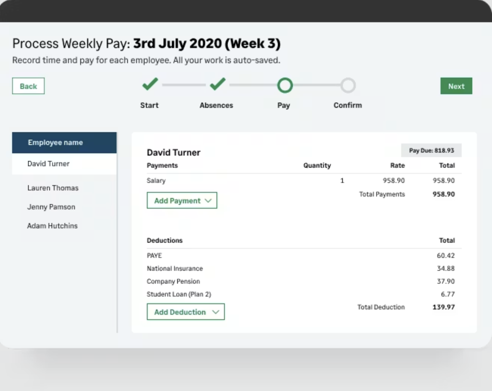 Sage Pastel Payroll screenshot 3